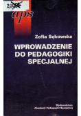 Wprowadzenie do pedagogiki specjalnej