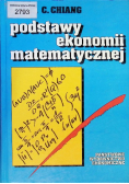Podstawy ekonomii matematycznej