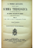 Summa Theologica Tomus Quintus 1928 r.