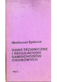 Dane techniczne i regulacyjne samochodów osobowych