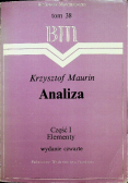 Analiza Tom 38 Część 1 Elementy