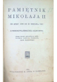 Pamiętnik Mikołaja II 1924 r.