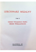 Lekcjonarz mszalny Tom 2