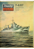 Mały modelarz Nr 7 i 8 / 87 Lekki krążownik brytyjski HMS Penelope