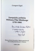 Europejska polityka Williama Pitta Młodszego