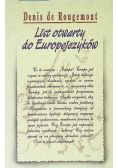 List otwarty do Europejczyków