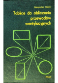 Tablice do obliczania przewodów wentylacyjnych