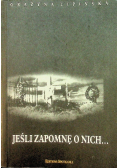 Jeśli zapomnę o nich