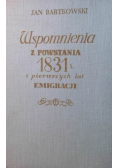 Wspomnienia z powstanie 1831 r i pierwszych lat emigracji
