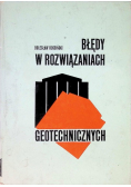Błędy w rozwiązaniach geotechnicznych