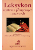 Leksykon myślicieli politycznych i prawnych