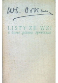 Listy ze wsi i inne pisma społeczne