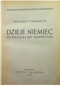 Dzieje Niemiec do początku ery nowożytnej 1948 r.