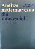 Analiza matematyczna dla nauczycieli