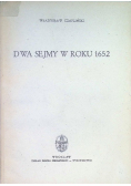 Dwa sejmy w roku 1652