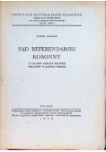 Sąd referendarski koronny 1948 r.