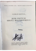 Język poetycki Mirona Białoszewskiego