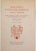 Polonia typographica saeculi sedecimi