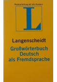 Grobworterbuch Deutsch als Fremdsprache