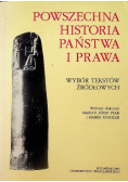 Powszechna historia Państwa i Prawa