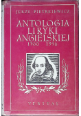 Antologia liryki angielskiej 1300 1956
