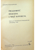 Świadomość religijna i więź kościelna