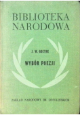 Wybór poezji Goethe