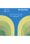 Unitra - informacje o stereofonii i kwadrofonii. Domowe urządzenia stereo i kwadro 1975/1976/1977