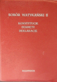 Sobór watykański II Konstytucje dekrety deklaracje