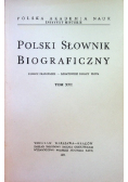 Polski słownik biograficzny Tom XVI Reprint z 1971 r.