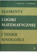 Elementy logiki matematycznej i teorii mnogości