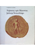 Najstarszy opis Mazowsza Jędrzeja Święcickiego