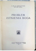 Problem istnienia Boga, 1923 r.