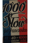 1000 słów po francusku, 1930 r.