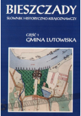 Bieszczady Słownik Historyczno Krajoznawczy Część 1