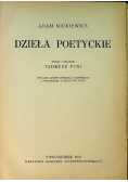 Mickiewicz Dzieła poetyckie 1934 r.