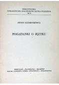 Pogadanki o języku