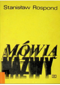 Mówią nazwy