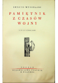Pamiętnik z czasów wojny 1931 r.