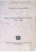 Prasa Polskiej Emigracji wojennej 1939 - 1945