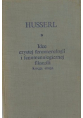 Idee czystej fenomenologii i fenomenologicznej filozofii Księga druga