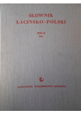 Słownik łacińsko polski Tom II