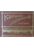 Kantyczki z nutami Reprint z 1911 r.