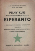Pełny kurs międzynarodowego języka Esperanto