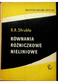 Równania różniczkowe nieliniowe
