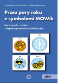 Przez pory roku z symbolami Mówik. Zima