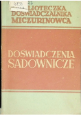 Doświadczenia sadownicze