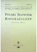 Polski Słownik Biograficzny Zeszyt 181