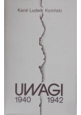 Uwagi 1940 - 1942