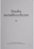 Studia metafilozoficzne, Tom II